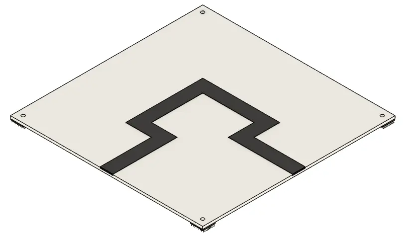 [RCJ-ARENA_RESC_TILE_5x90DEG_1.0] Tile Quintuple 90 Degrees Assembly