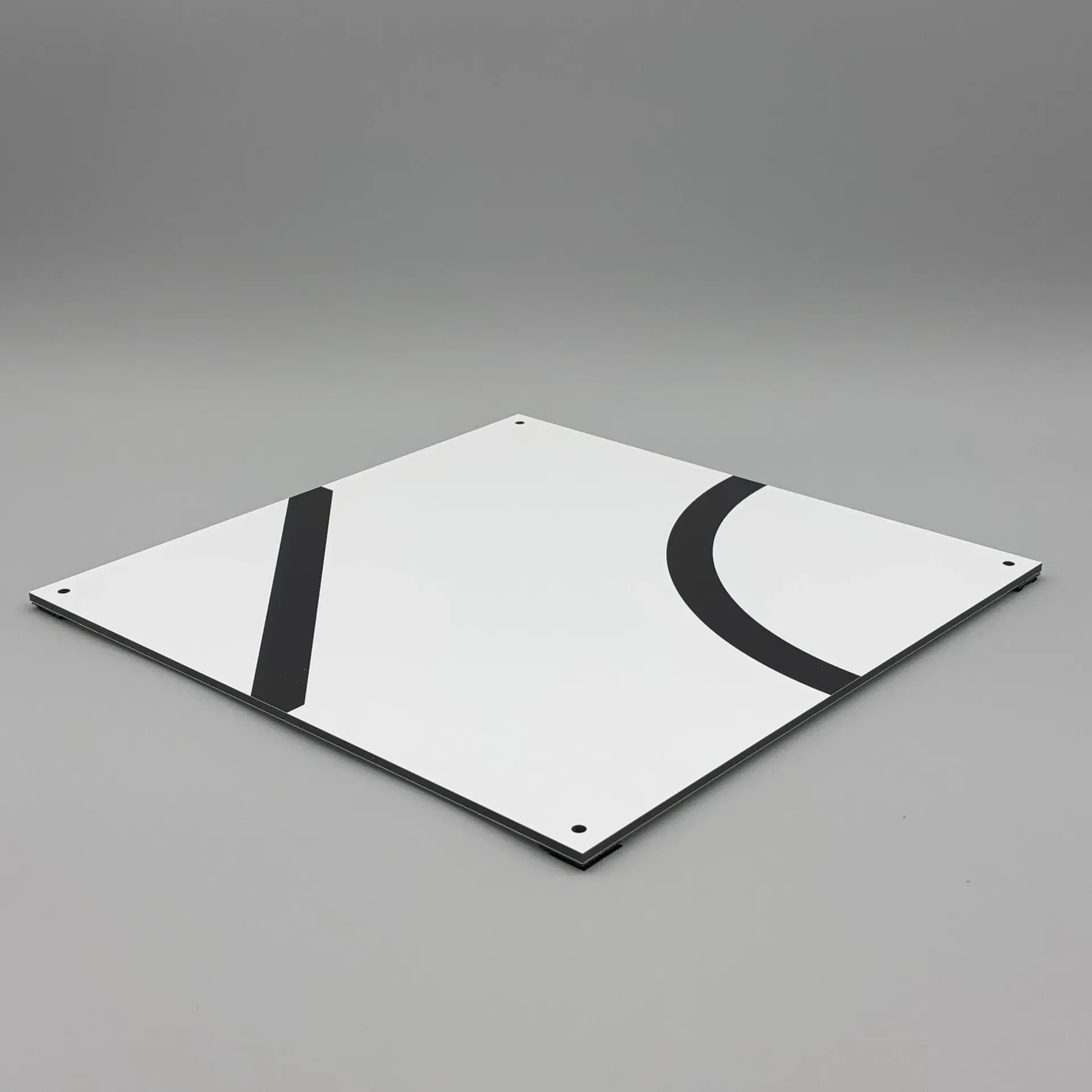Tile 45 Degrees Round Corner Assembly
