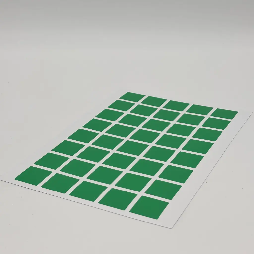 [RCJ-ARENA_RESC_STICKER_1.0] Sticker Sheet Green Markers Line