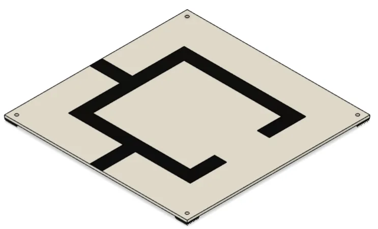 Tile Squared Corner Assembly