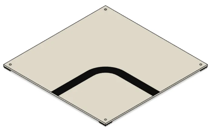 [RCJ-ARENA_RESC_TILE_ROUNDED_90_DEG_1.0] Tile Rounded 90 Degrees Assembly