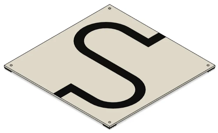 Tile Wide Serpentine Assembly
