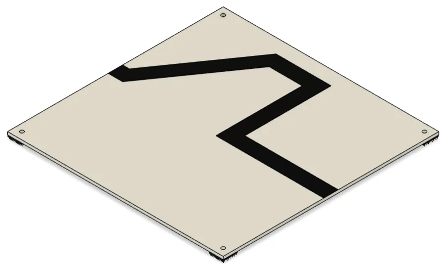 Tile Straight Hill Assembly
