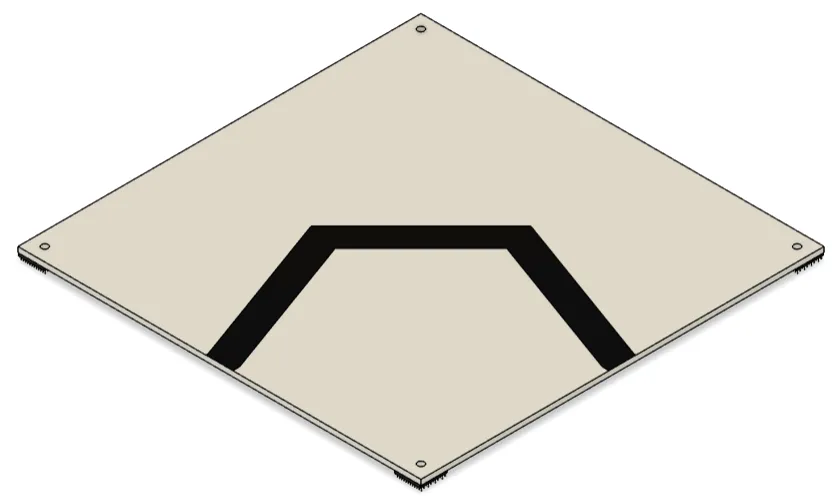 [RCJ-ARENA_RESC_TILE_TENT_CORNER_1.0] Tile Tent Corner Assembly